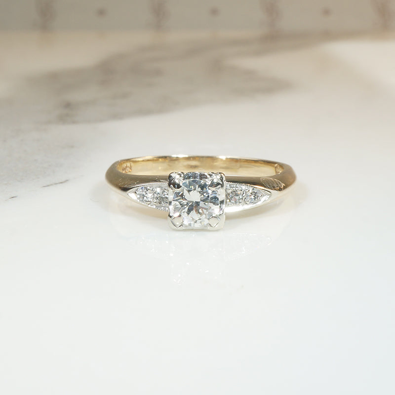 Lovely 1940s Diamond Engagement Ring