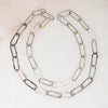 Recycled Sterling Silver Chain with Flat Oval Links
