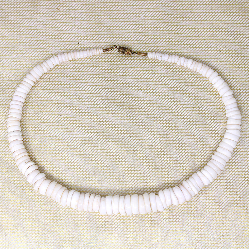 Surfer Vibes Graduated Heishi Bead Necklace