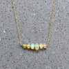 Olio Arc Necklace in Opals by brunet