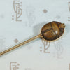 Antique Brown Jasper Scarab Stick Pin