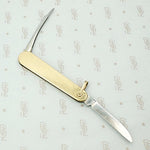 Edwardian Gold Filled Pinstripe Pocket Knife