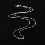 Tiny Arrow Necklace in Recycled Gold by 720