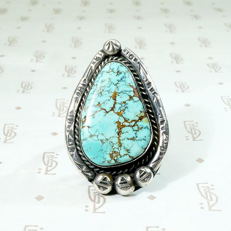 Royston Turquoise in Sterling Silver Ring