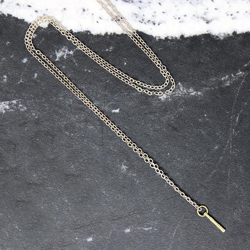 Gold and Silver Bamboo Necklace by 720