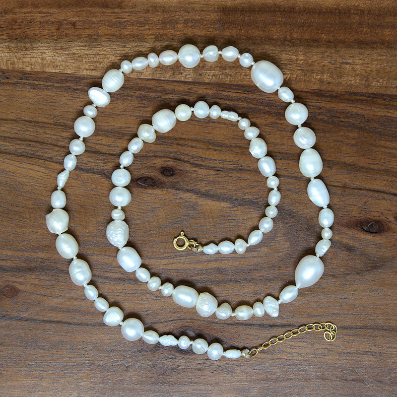Inspired Artisan Pearl Necklace by Brin