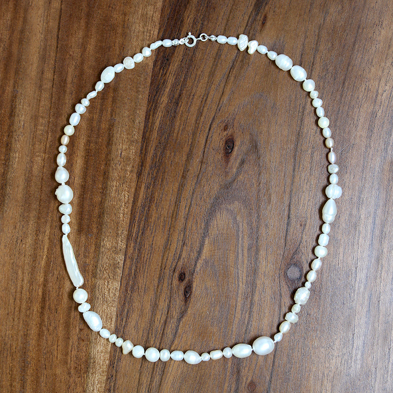 Fresh Take Artisan Pearl Necklace by Brin
