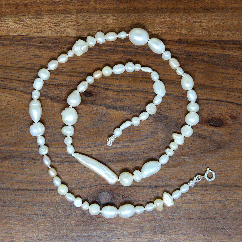 Fresh Take Artisan Pearl Necklace by Brin