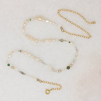Pearl & Pastel Gemstone Bead Necklace by Brin