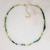 Every Green Gemstone Bead Necklace by Brin