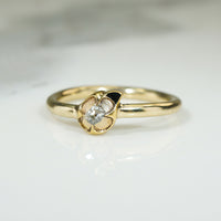 Renaissance Diamond Ring with Enamel
