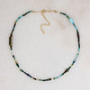 Abalone Inspired Gemstone Bead Necklace by Brin