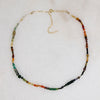Sophisticated Spectrum Gemstone Bead Necklace by Brin