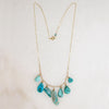 Turquoise Drop Festoon Necklace by Brin