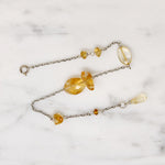 Radiant Citrine Nuggets on Silver Bracelet by Brin
