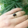 Rose Cut Garnet & Diamond Ring by 720