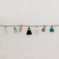 Dreamy Energetic Gemstone & Silver Necklace by Brin