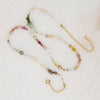 Bright Gemstone Bead Necklace by Brin