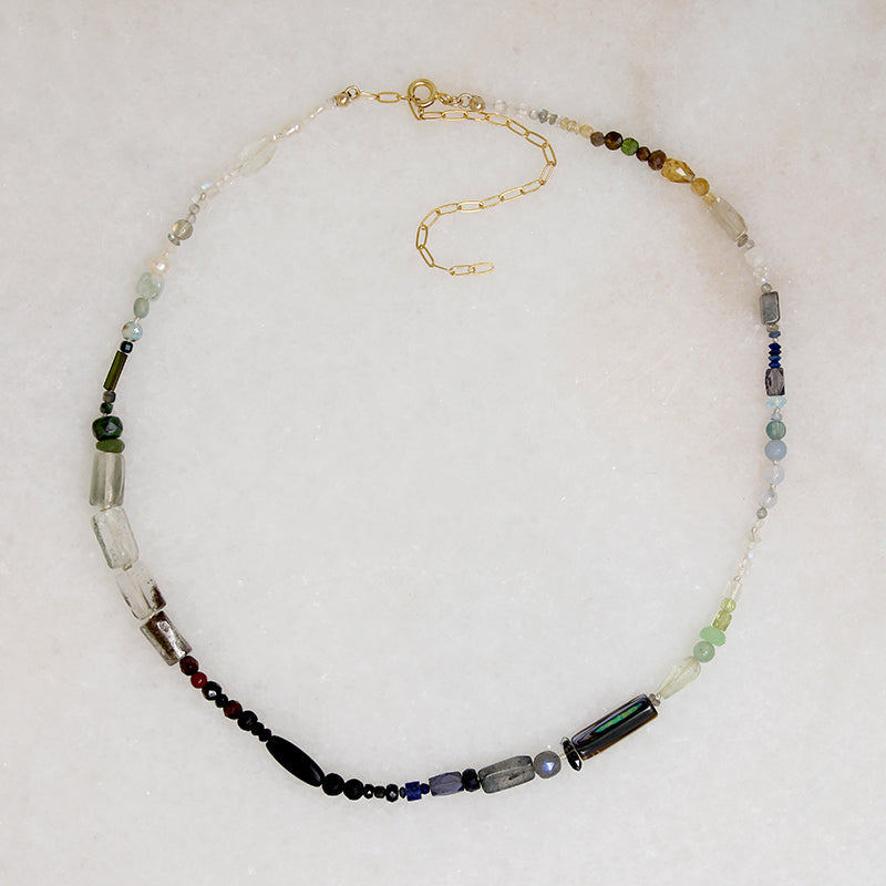 Mesmerizing Gemstone Bead Necklace by Brin