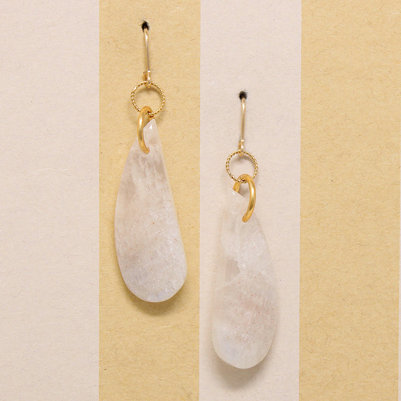 Magical Moonstone & Gold Fill Earrings by Brin