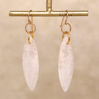 Dreamy Moonstone & Gold Fill Earrings from Brin