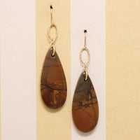 Rich Earth-Toned Jasper Earrings by Bring