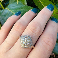 Superb Edwardian Dome Ring with 1.20ct Center Diamond