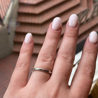 Recycled Platinum Wedding Band