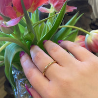 Classic Size 10 14k Gold Wedding Band