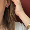 Lovely Montana Sapphire Studs in White Gold
