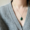 Gorgeous Malachite in Sterling Silver Pendant