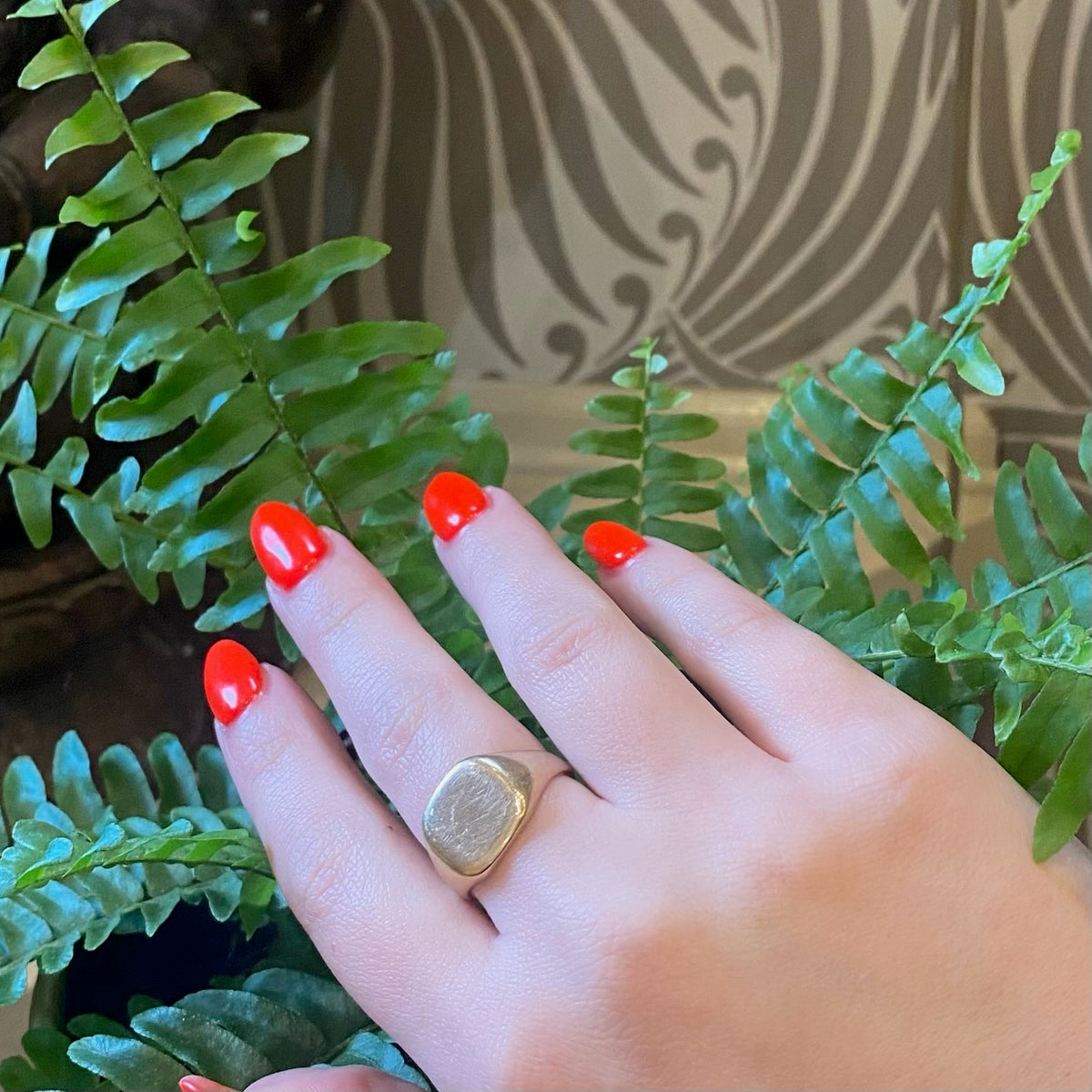 Buttery 10k Gold 1930s Signet Ring
