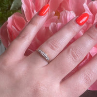 Sweet Two-Tone Diamond Band