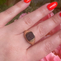 Handsome Edwadian Onyx Signet Ring