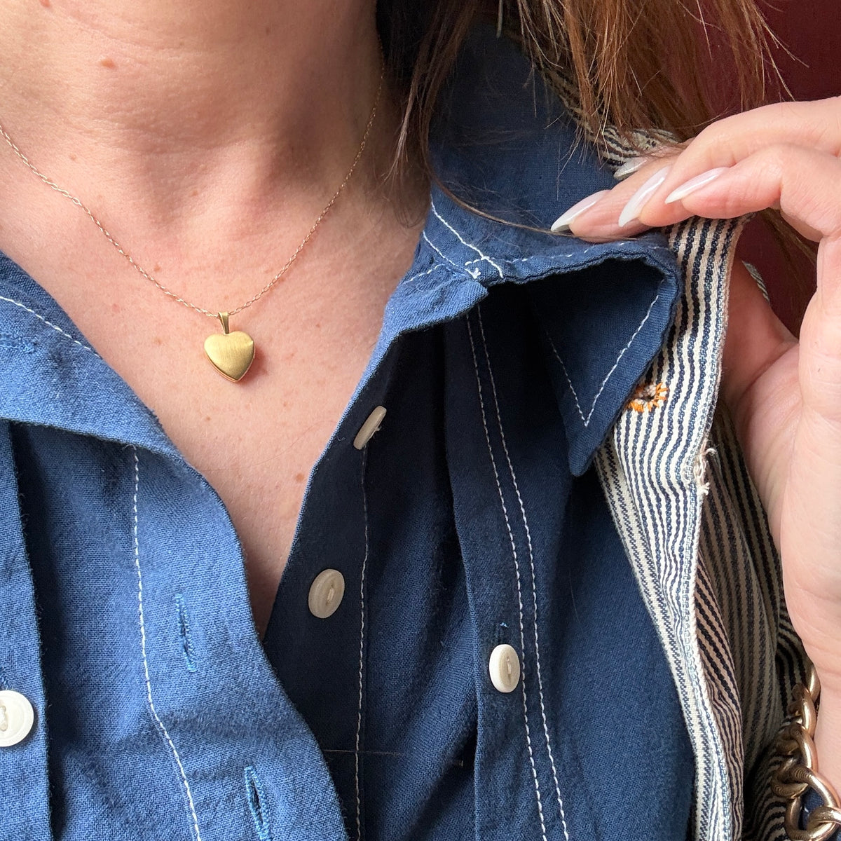 Petite Gold Fill Heart Locket