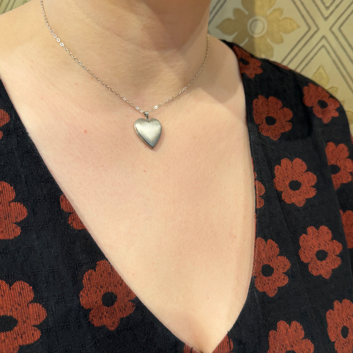 Sweet Sterling Silver Heart Locket