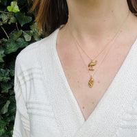 Teeny Emu Charm in Luxe 18k Gold