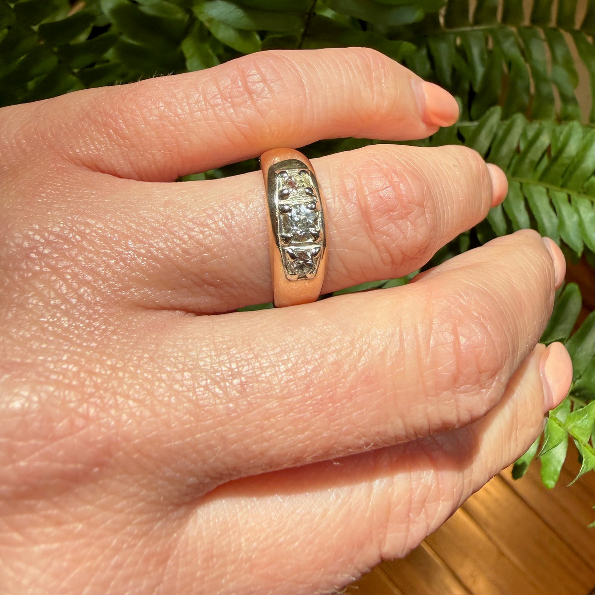 Old Mine Cut Diamond Gypsy Band