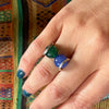 Mexican Modernist Sterling & Gemstone Ring by Harms