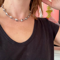 Satisfying Sterling Silver Choker-Length Necklace