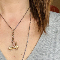 Marsh's Gold Filled Steam Instrument Charm