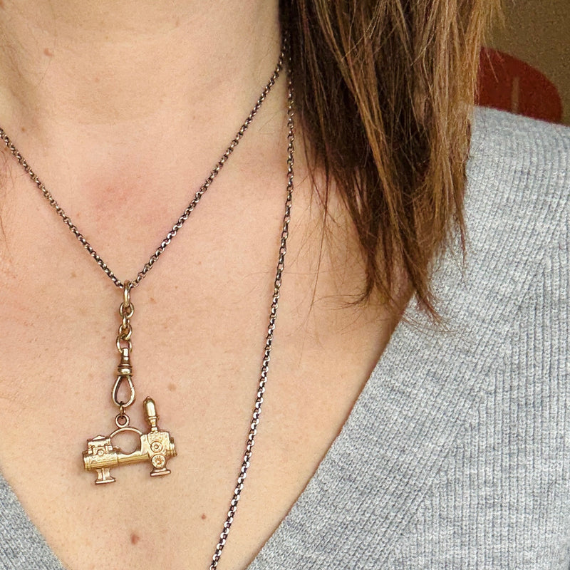 Marsh's Gold Filled Steam Instrument Charm