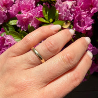 Attractive 18k Gold Jabel Wedding Band Size 7.5
