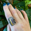 Unique Artisan Agate & Sterling Silver Ring