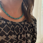 Dreamy Turquoise Bead & Sterling Artisan Necklace