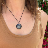 19th Century French Gun Metal Locket