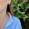 Deep Blue Lapis in Sterling Silver Studs