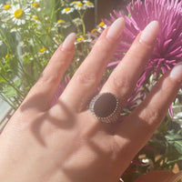 Fierce Black Onyx & Sterling Silver Artisan Signet Ring