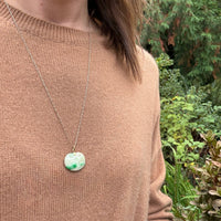 Antique Jade Bat Pendant with 14k Gold Fittings