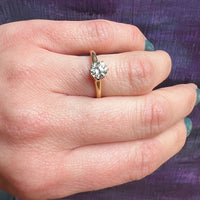Gorgeous Gold OEC Diamond Solitaire